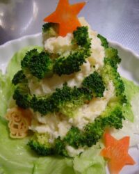 Новогодние елки из еды!